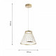 Подвесной светильник Favourite Fibra 4634-4P