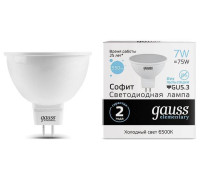 Лампа светодиодная Gauss 135 GU5.3 7Вт 6500K 13537