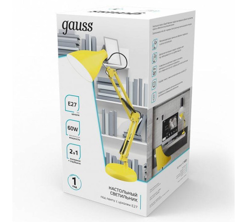 Настольная лампа офисная Gauss GT003 GT0035