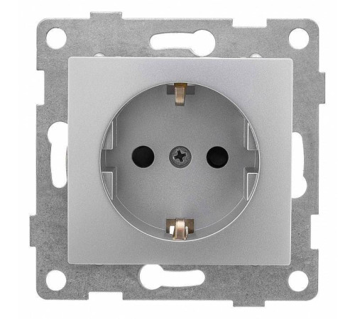 Розетка с заземлением и со шторкой, без рамки Gusi Electric BRAVO С10Р4-004