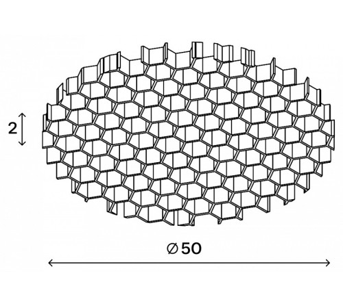 Сотовый фильтр Hesby Lighting HSBL_0205