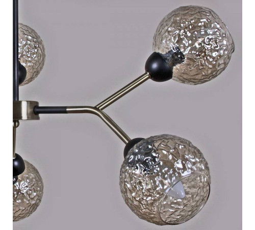 Люстра на штанге ILLUMICO IL0268-6PSQ-79 BK AB