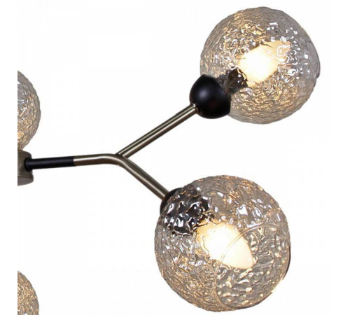 Люстра на штанге ILLUMICO IL0268-6PSQ-79 BK AB