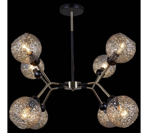 Люстра на штанге ILLUMICO IL0268-8PSQ-79 BK AB