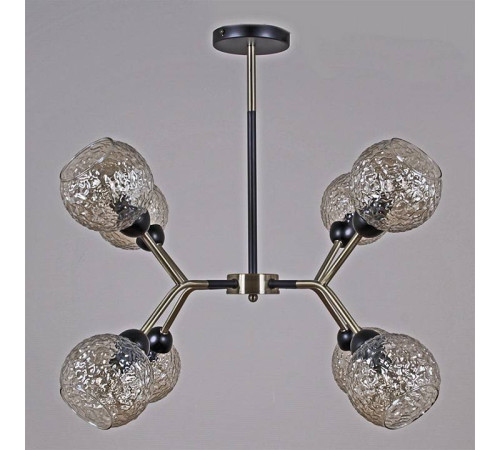 Люстра на штанге ILLUMICO IL0268-8PSQ-79 BK AB