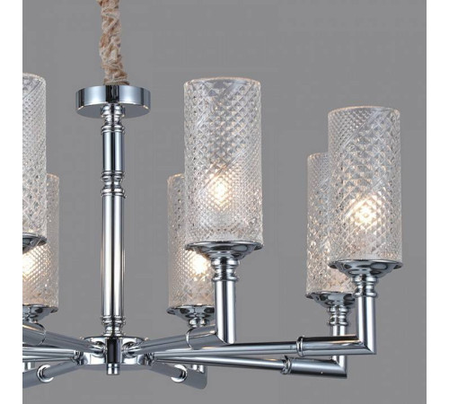 Подвесная люстра ILLUMICO IL8683-8P-10 CR