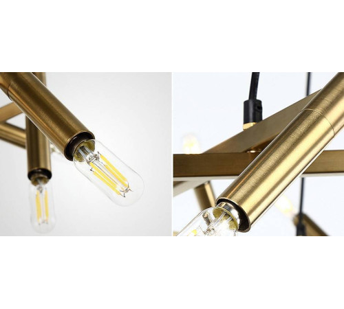 Подвесная люстра Imperiumloft Jonathan Browning Le Pentagone Chandelier 20 Light 40.2364