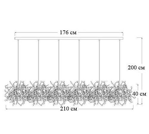 Подвесной светильник Imperiumloft Tezani Argent 40.1444-6