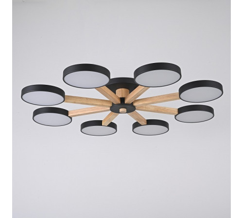 Люстра на штанге Imperiumloft TURNA Black TURNA01