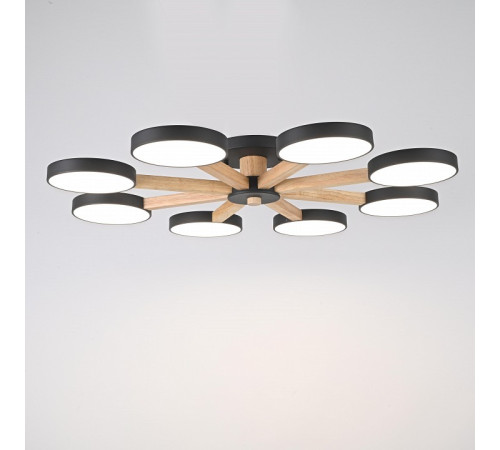 Люстра на штанге Imperiumloft TURNA Black TURNA01