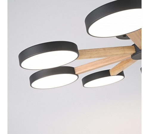 Люстра на штанге Imperiumloft TURNA Black TURNA01