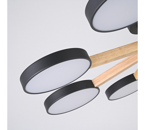 Люстра на штанге Imperiumloft TURNA Black TURNA01