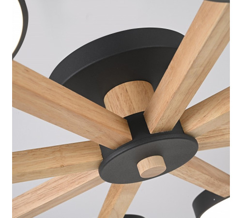 Люстра на штанге Imperiumloft TURNA Black TURNA01