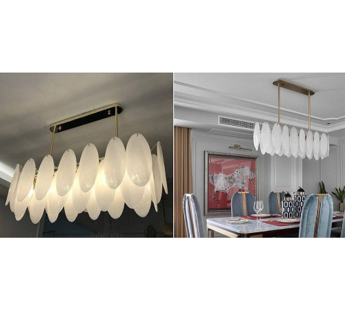 Люстра на штанге Imperiumloft Angel Style Italian Murano Glass 40,252