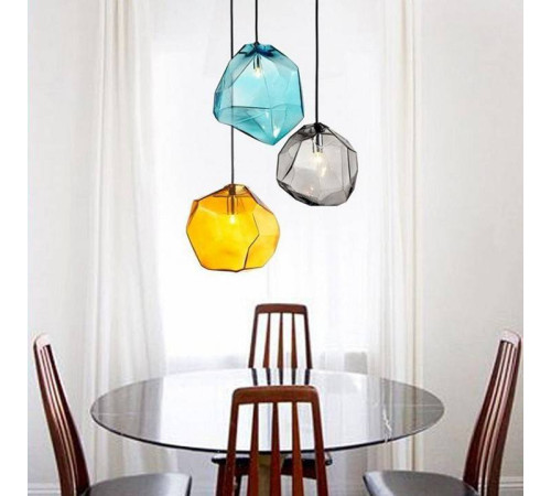 Подвесной светильник Imperiumloft Color Ice Cube Pendant Jevio Янтарный JEVIO01