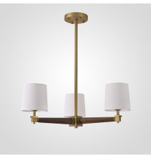 Люстра на штанге ImperiumLoft Jorgenson White/Dark wood STAVRA01