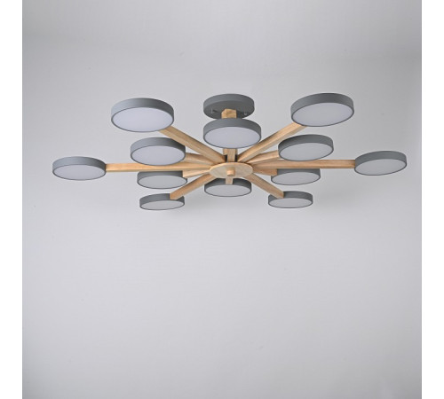 Люстра на штанге Imperiumloft TURNA Gray TURNA-B01