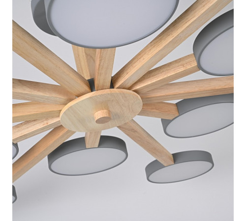 Люстра на штанге Imperiumloft TURNA Gray TURNA-B01