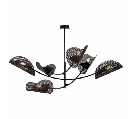 Люстра на штанге Imex MD.8378 MD.8378-6-P-BK
