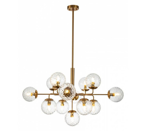 Люстра на штанге Indigo Cocoon 11008/13P Brass