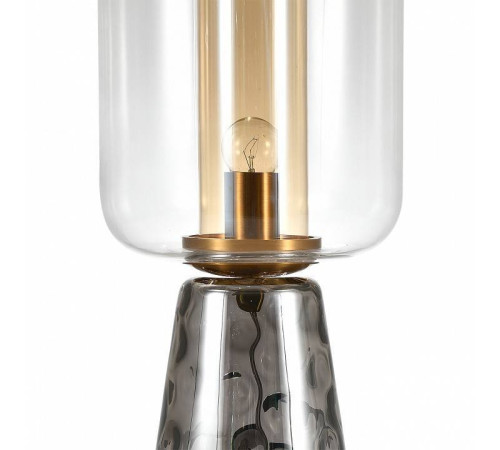 Настольная лампа декоративная Indigo Strego 11045/1T Smoke