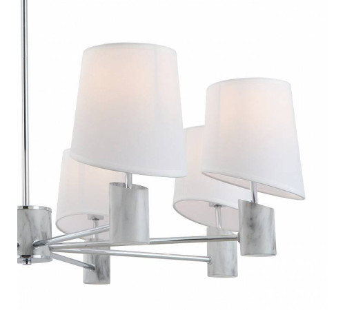 Люстра на штанге Indigo Sereno 13034/8R Chrome