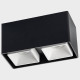 Накладной светильник Italline FASHION FX2 black + FXR white 2 шт. FASHION FX2 black + FASHION FXR white - 2шт.