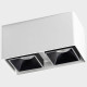 Накладной светильник Italline FASHION FX2 white + FXR black 2 шт. FASHION FX2 white + FASHION FXR black - 2шт.