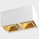 Накладной светильник Italline FASHION FX2 white + FXR gold 2 шт. FASHION FX2 white + FASHION FXR gold - 2шт.