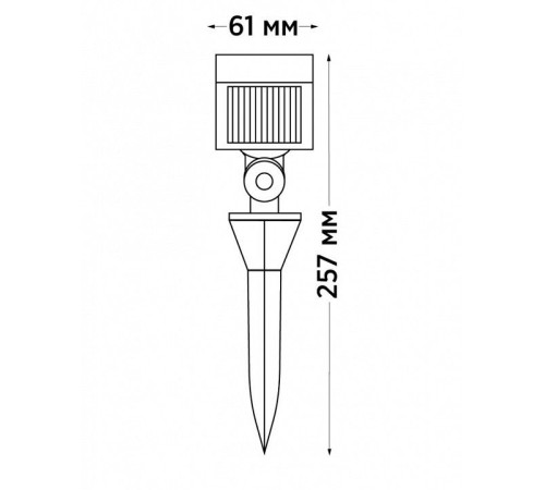 Наземный низкий светильник Italline IT4008