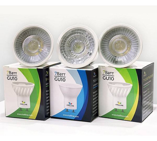 Лампа светодиодная Italline TP GU10 7Вт 3000K TP GU10/7W/3000K DIM