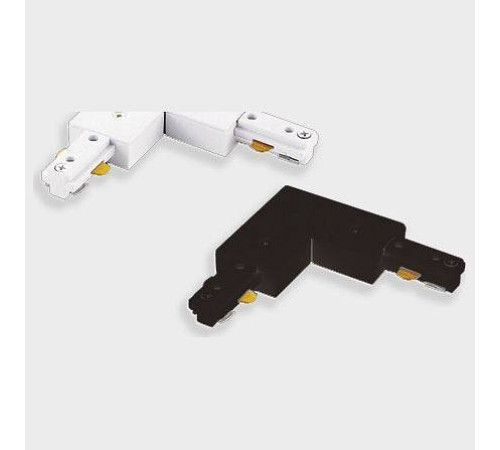 Соединитель угловой L-образный для треков Italline WSO WSO 74 white