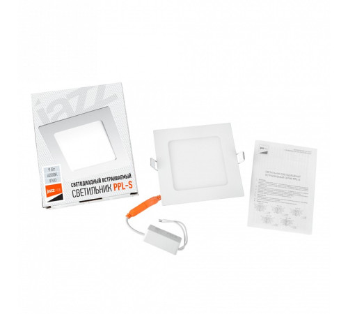 Встраиваемый светильник Jazzway PPL-S 9W 4000K IP40 WH