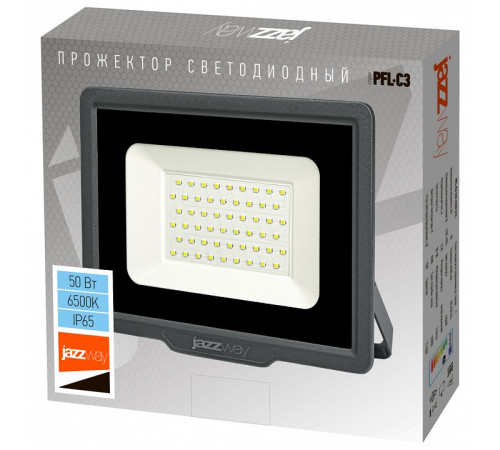 Настенно-потолочный прожектор Jazzway PFL- C3 50w 6500K IP65
