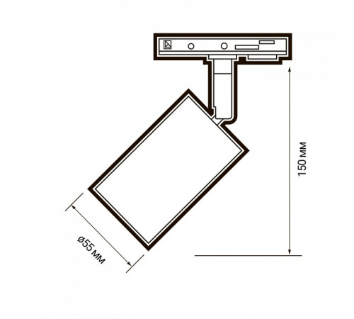 Светильник на штанге Jazzway PTR 26 GU10 WH IP20