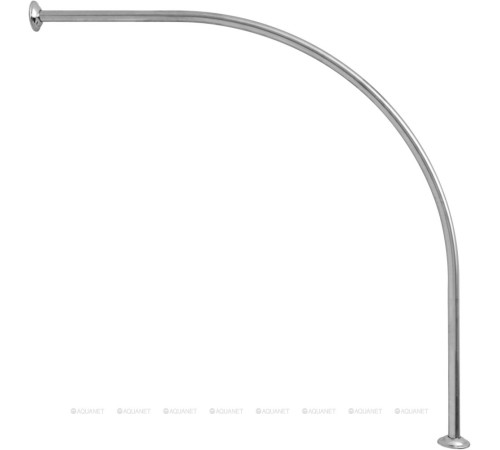 Карниз для поддона Aquanet полукруг 900x900 мм нержавеющая сталь 00184441