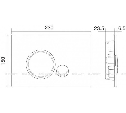Кнопка смыва BelBagno Sfera хром глянцевый BB015-SR-CHROME