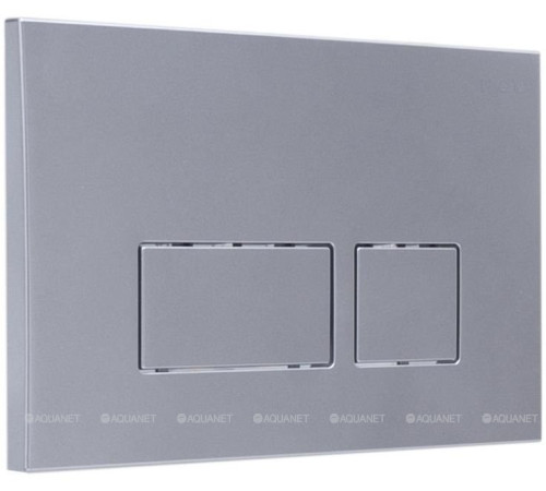 Кнопка смыва Logan Space двойная матовый хром 297682