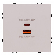 Розетка 2хUSB type A и C без рамки Kollinger Eclipse EC-024CM