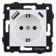 Розетка с заземлением и со шторкой и 2хUSB type A и C, без рамки Kollinger REA-004WM