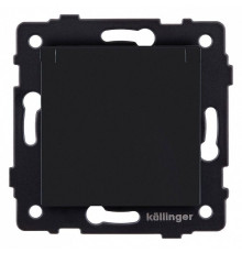 Розетка с заземлением с крышкой, без рамки Kollinger  REA-006BM
