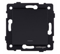 Выключатель одноклавишный с подсветкой без рамки Kollinger  REA-S-002BM