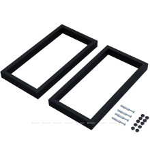 Комплект кронштейнов Aquanet Магнум 450х230х40 мм 2 шт. черный матовый 00320677