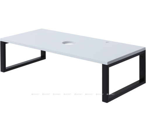 Комплект кронштейнов Aquanet Магнум 450х230х40 мм 2 шт. черный матовый 00320677