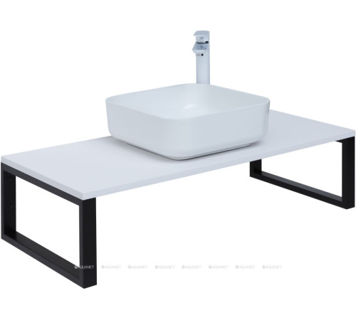 Комплект кронштейнов Aquanet Магнум 450х230х40 мм 2 шт. черный матовый 00320677