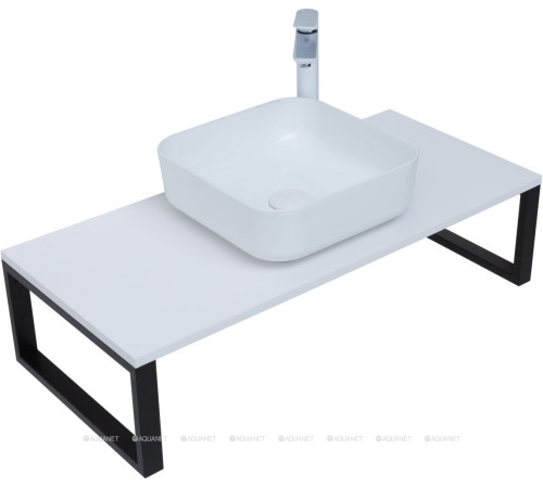 Комплект кронштейнов Aquanet Магнум 450х230х40 мм 2 шт. черный матовый 00320677