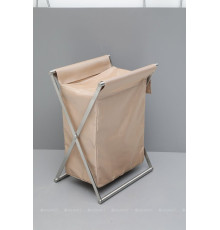 Набор Allen Brau Priority корзина брашированная сталь и мешок бежевый 312047