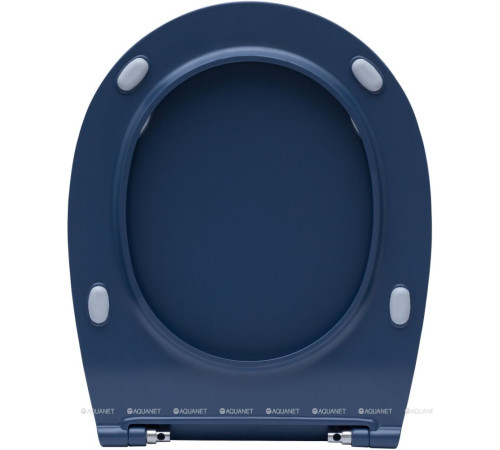 Сиденье для унитаза Allen Brau Fantasy Smartfix Soft-Close дюропласт индиго 4.11005.ID