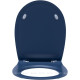 Сиденье для унитаза Allen Brau Fantasy Smartfix Soft-Close дюропласт индиго 4.11005.ID