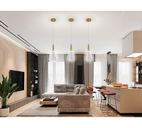 Подвесной светильник Natali Kovaltseva Triangle LED LAMPS 81117/1C